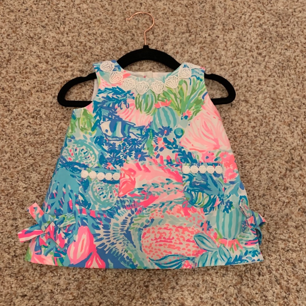 Lilly Pulitzer baby with bloomers